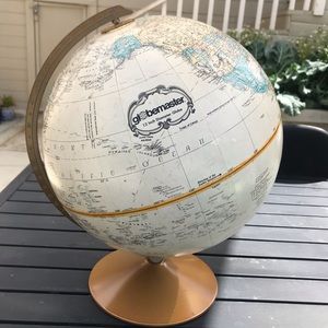 1960s Vintage Classroom Globe